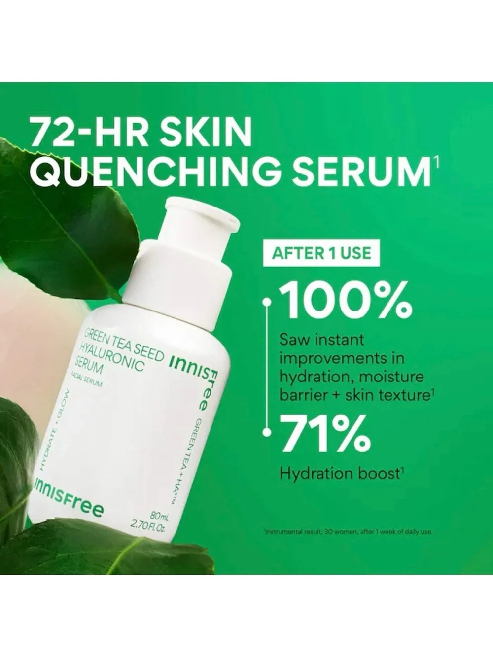 3/$12 Innisfree Green Tea Seed Hyaluronic Serum 1.01oz